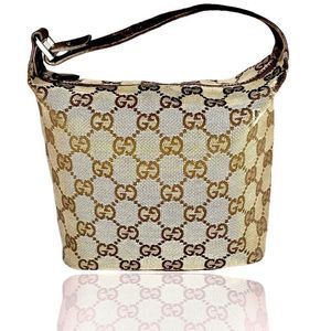 Gucci Beige PVC Beige Shoulder Bag